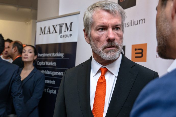 Zu sehen ist Michael Saylor, Gründer von Strategy