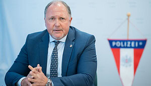 Der Leiter der Ermittlungsdienste im Landeskriminalamt Wien, Gerhard Winkler.