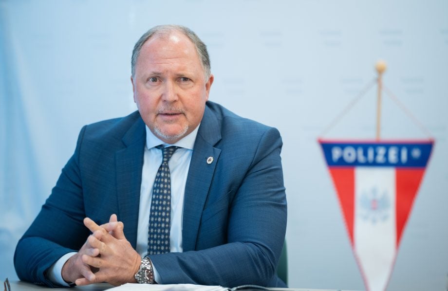 Der Leiter der Ermittlungsdienste im Landeskriminalamt Wien, Gerhard Winkler.