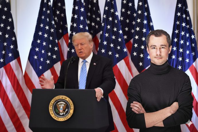 US-Präsident Donald Trump hält eine Rede