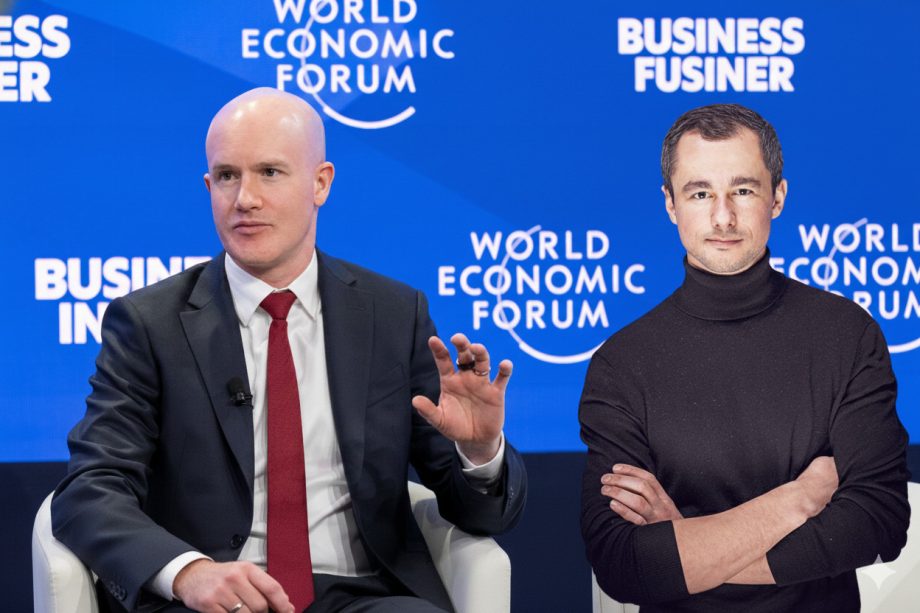 Coinbase CEO Brian Armstrong auf dem World Economic Forum