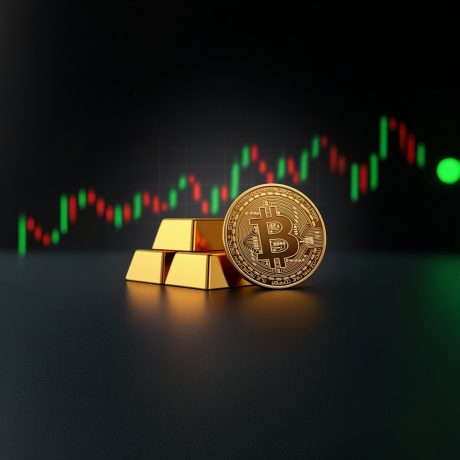 Gold und Bitcoin