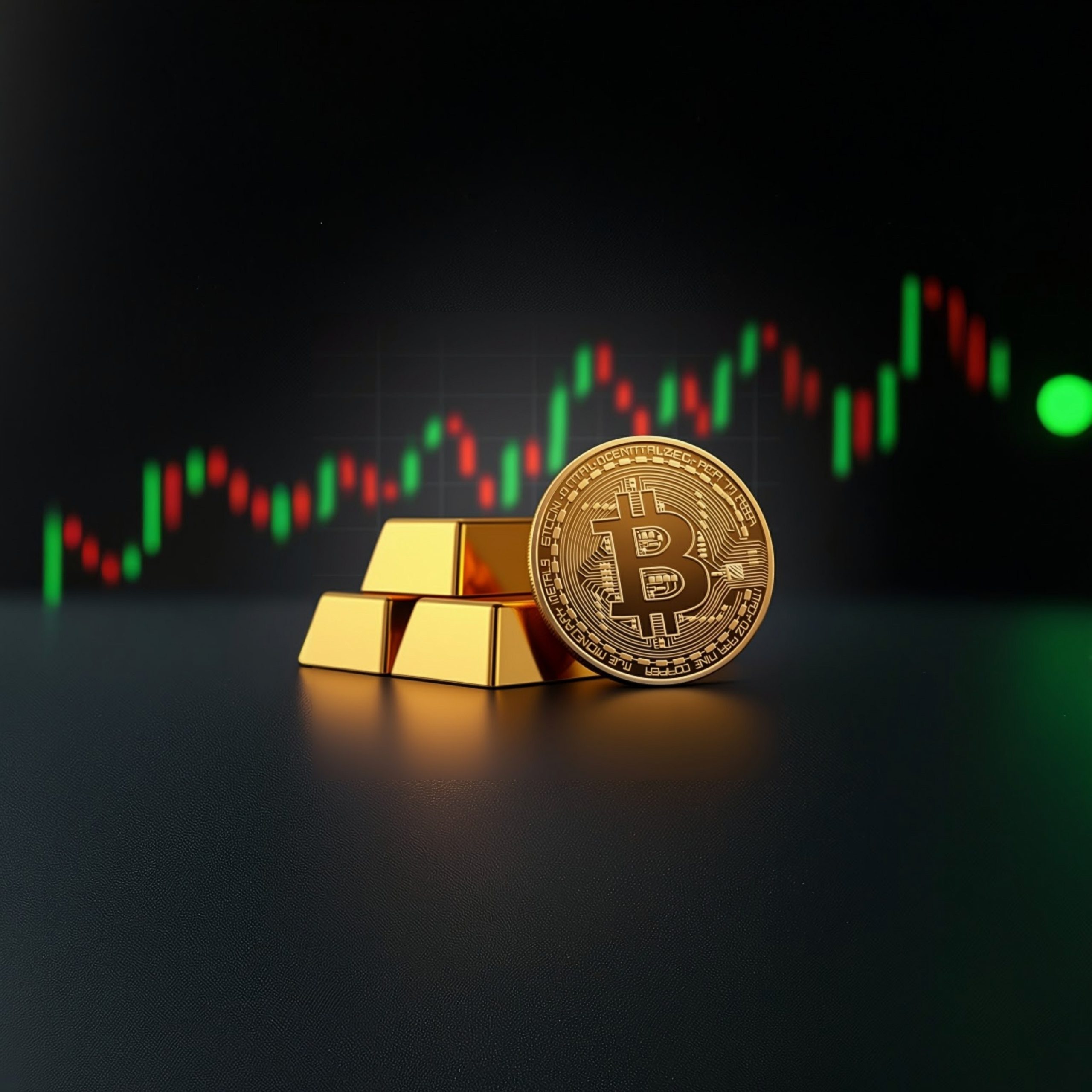 Gold und Bitcoin