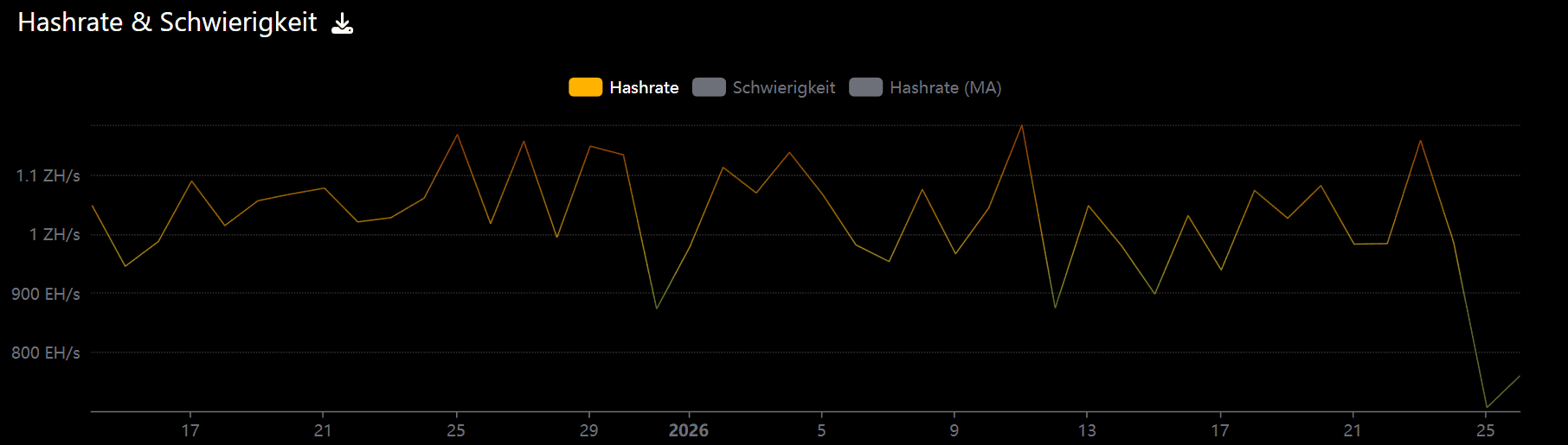Bitcoin unter Schock: Massiver Miner-Ausfall in den USA bremst Netzwerk aus