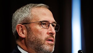 Ripple-CEO Brad Garlinghouse bei einer Anhörung