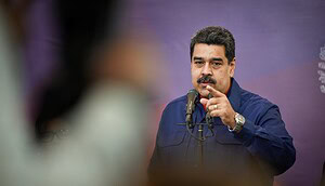 Der gestürzte venezolanische Präsident Nicolás Maduro