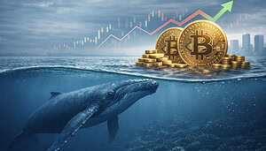 Wale und Bitcoin gehen steil