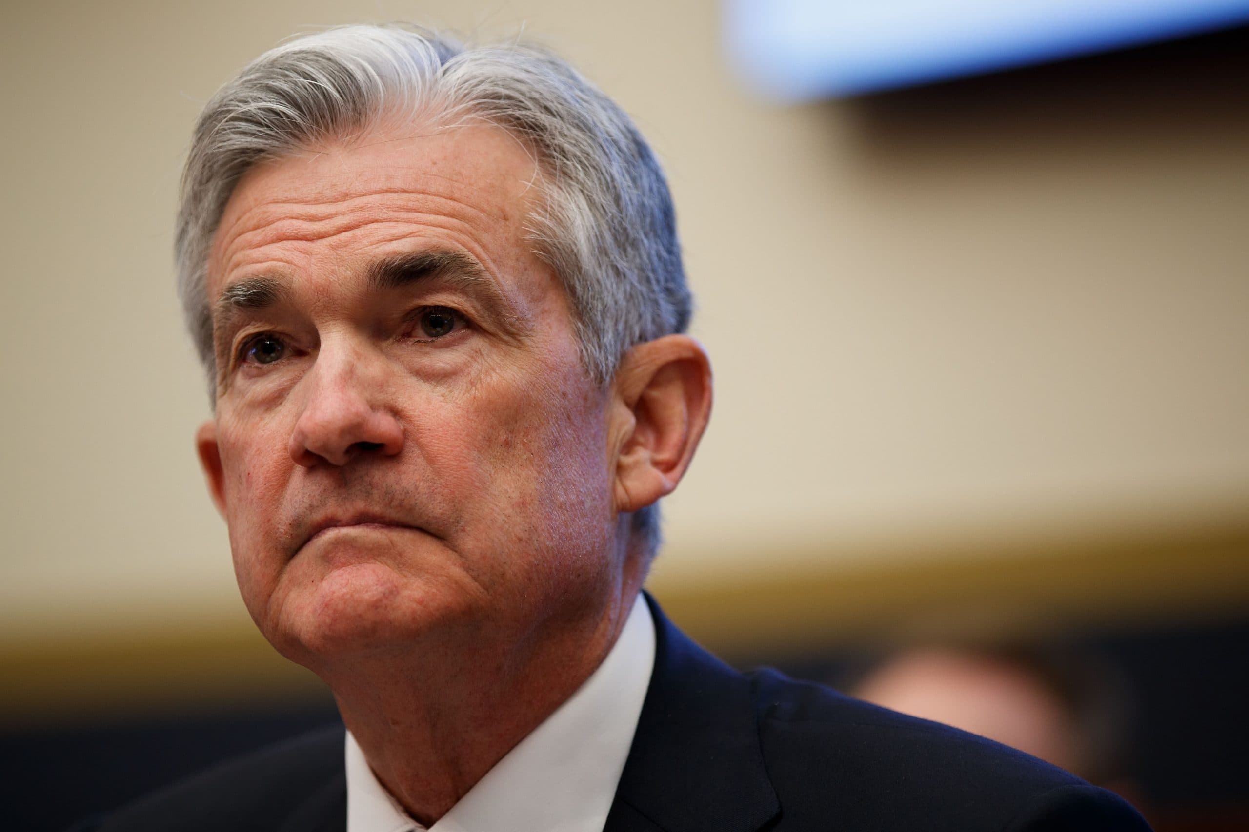 Das Bild zeigt Jerome Powell