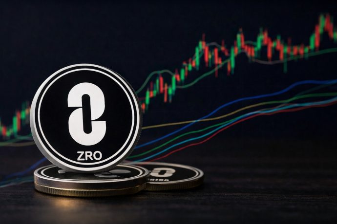Der LayerZero-Token vor einem steigenden Chart