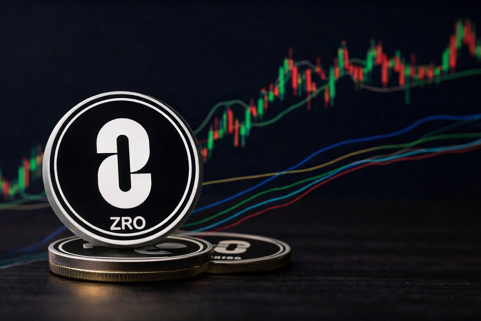 Der LayerZero-Token vor einem steigenden Chart