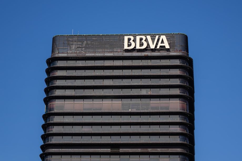 Ein Gebäude der spanischen Großbank BBVA.