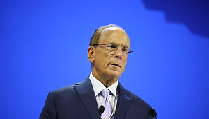 Zu sehen ist BlackRock CEO Larry Fink