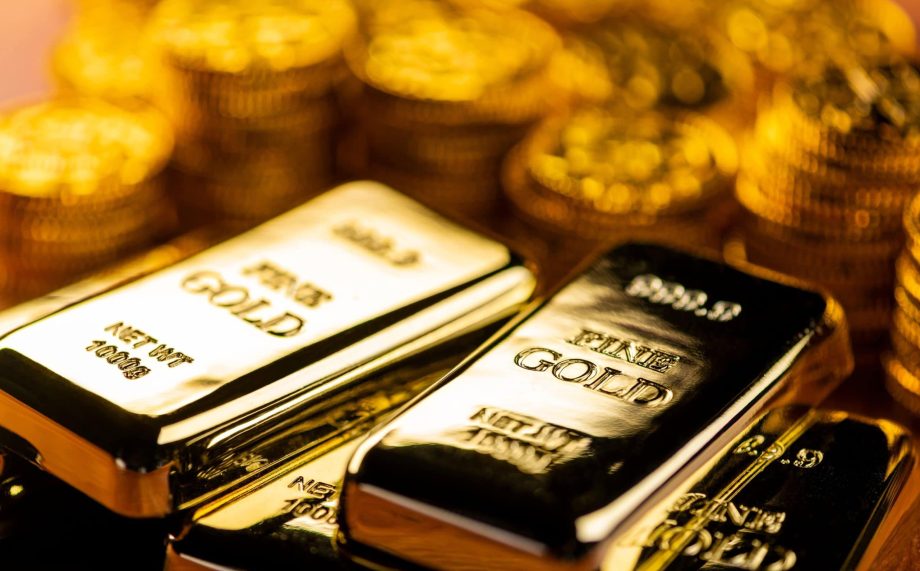 Zu sehen sind Goldbarren die physisches Gold symbolisieren sollen. Gold Token tokenisiert dieses Edelmetall.