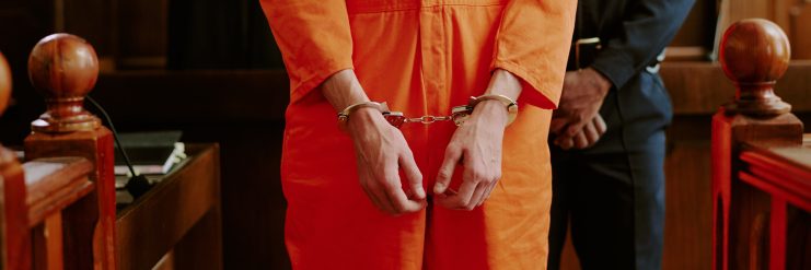 Verurteilter in Schellen