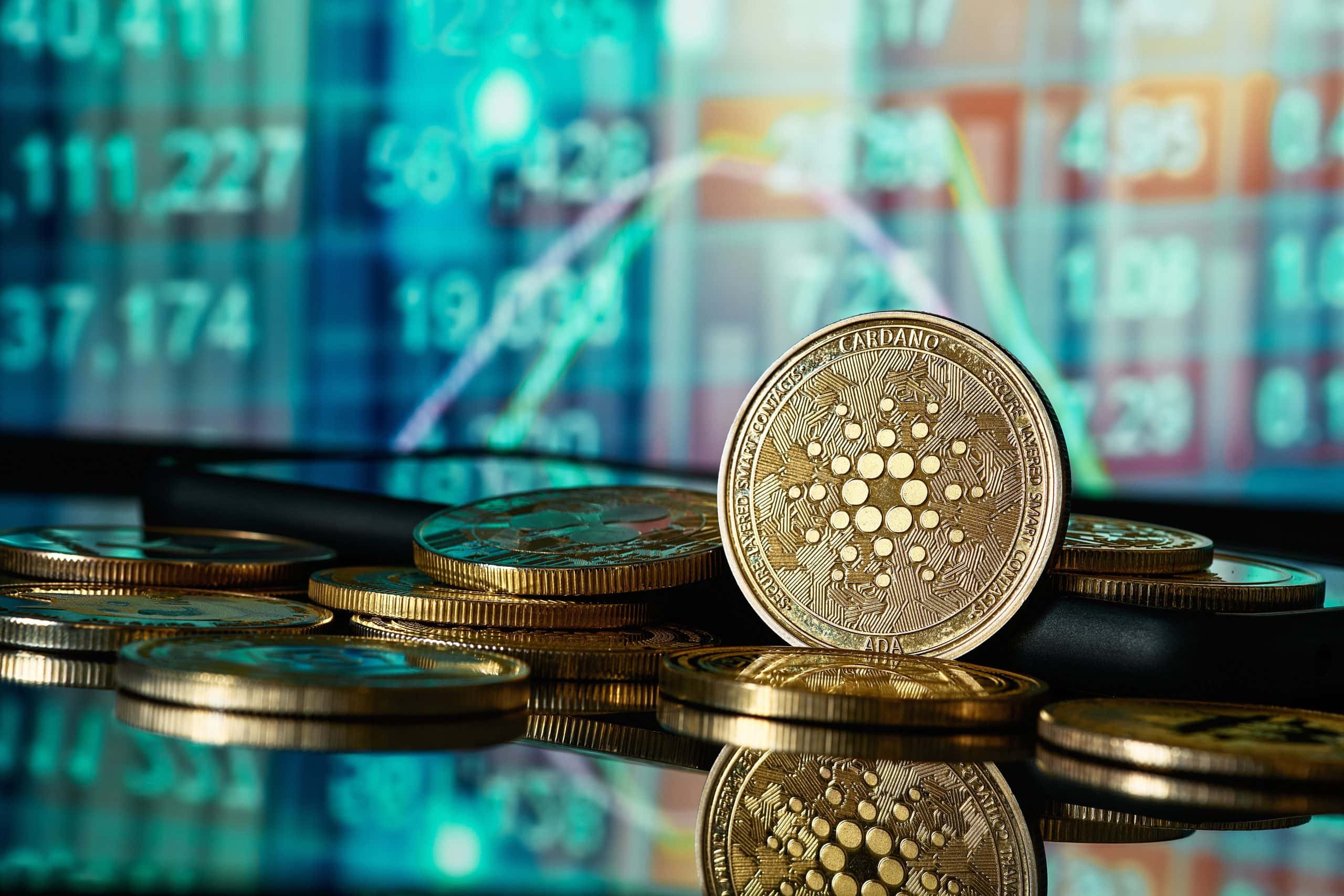 Das Bild zeigt den Cardano-Coin