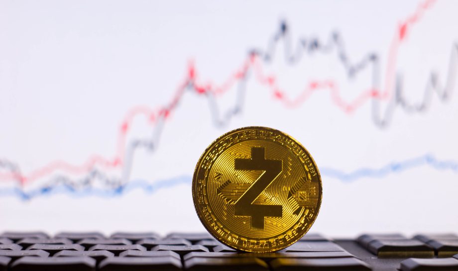 Zcash-Münze vor Kurs