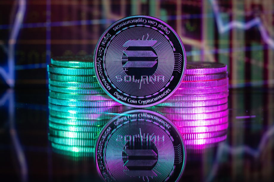 Solana Coins sind zu sehen