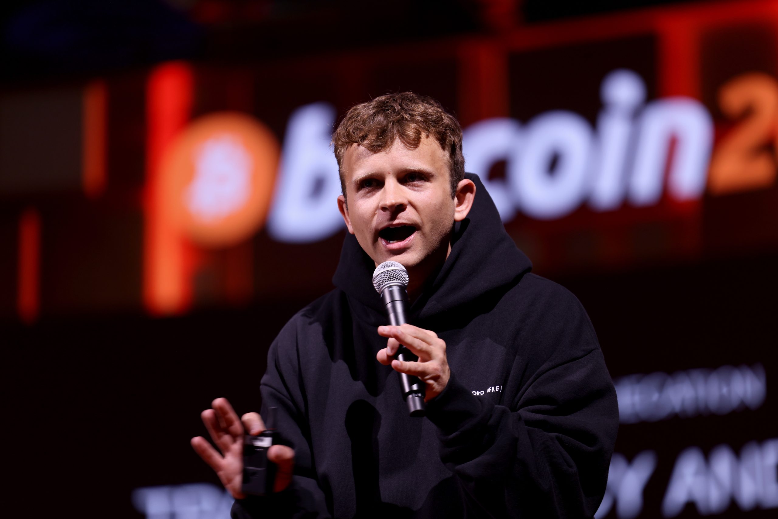 Jack Mallers spricht auf der Bitcoin Conference 2025 in Las Vegas