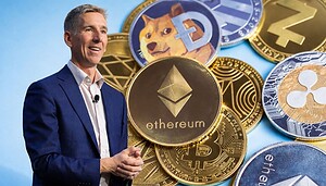 Bitwise-CIO Matt Hougan vor mehreren Altcoin wie Ethereum, Dogecoin und Ripple