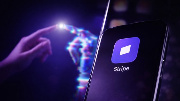 Eine Visualisierung von künstlicher Intelligenz, die über die Tempo-Blockchain Transaktionen ausführt.