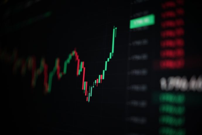 Ein Kursgraf bewegt sich stetig nach oben.