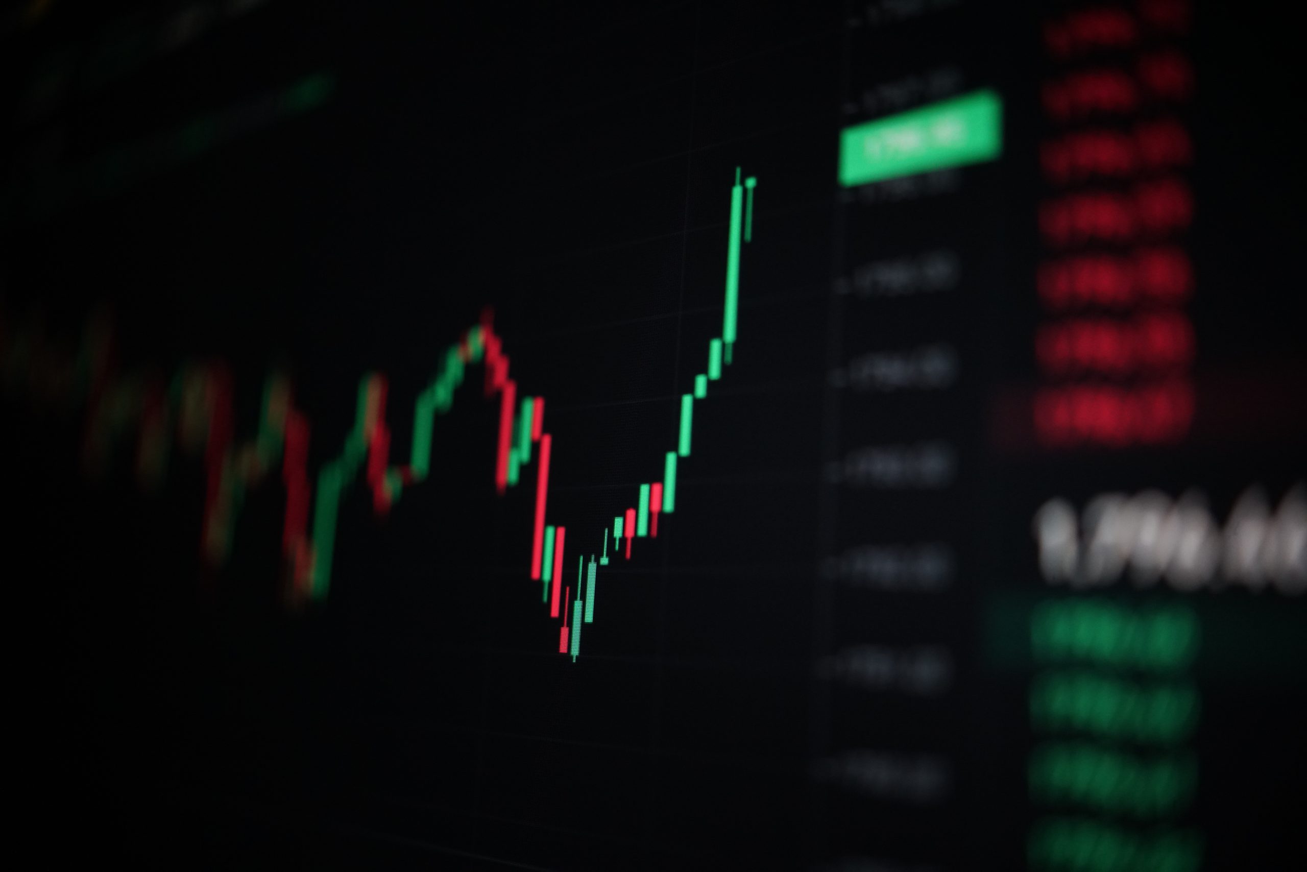 Ein Kursgraf bewegt sich stetig nach oben.