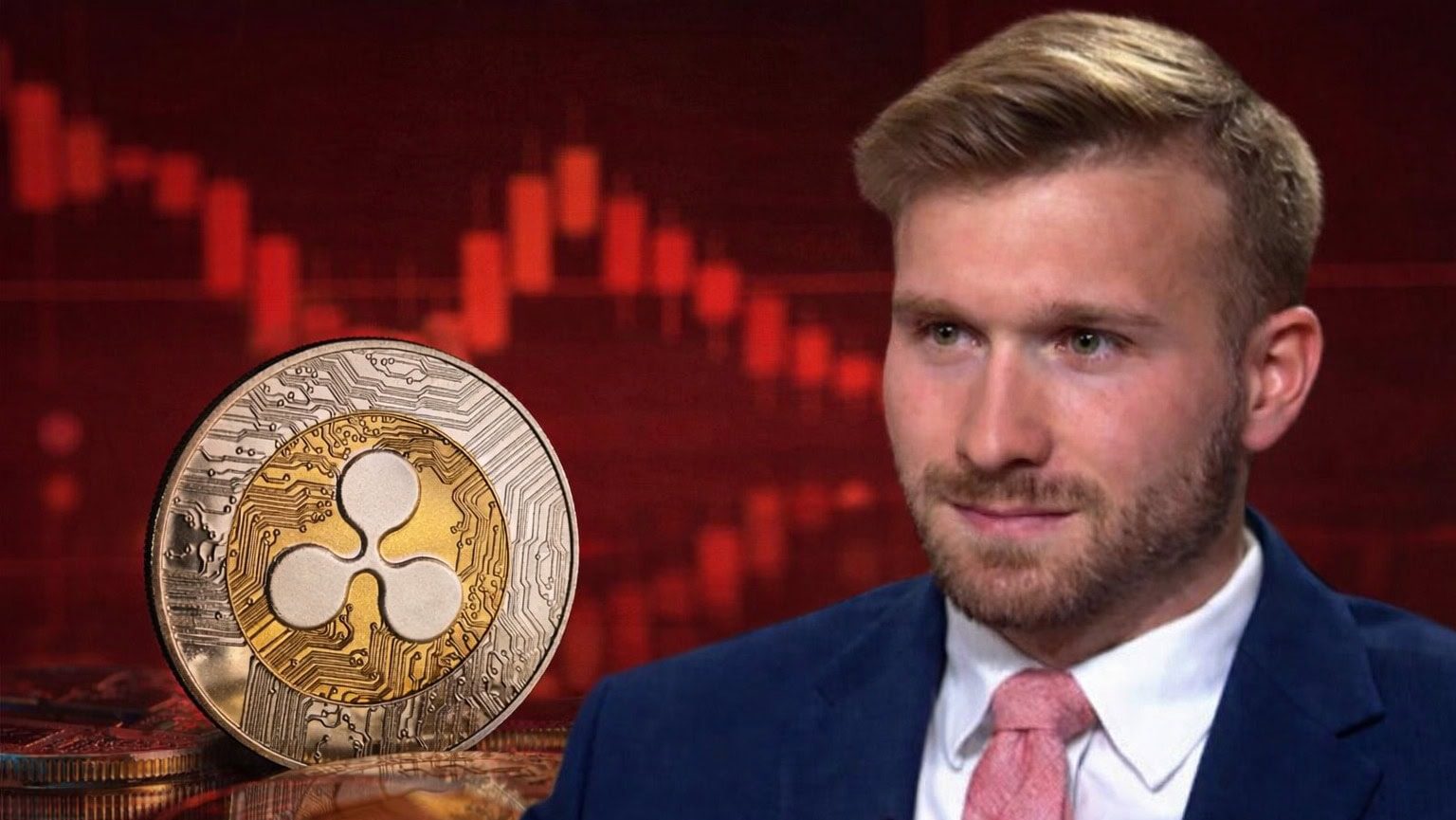 James Seyffart, ETF-Analysr, vor einer XRP-Münze