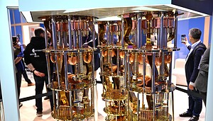 Das Bild zeigt einen Quantencomputer