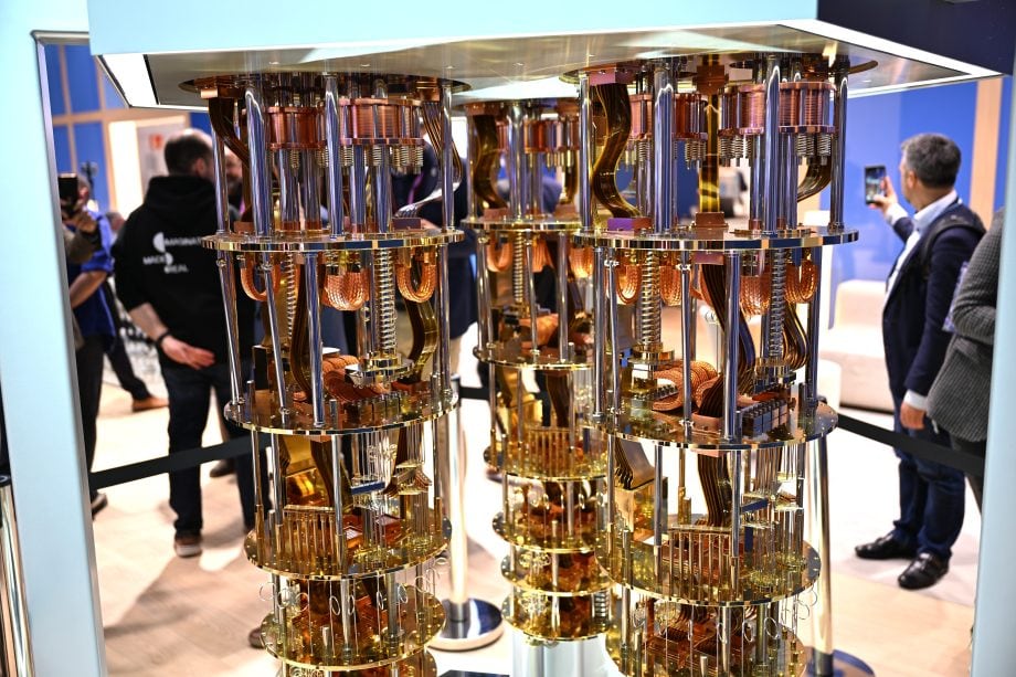 Das Bild zeigt einen Quantencomputer