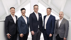 Das Bild zeigt den Vorstand der Celsion Bank