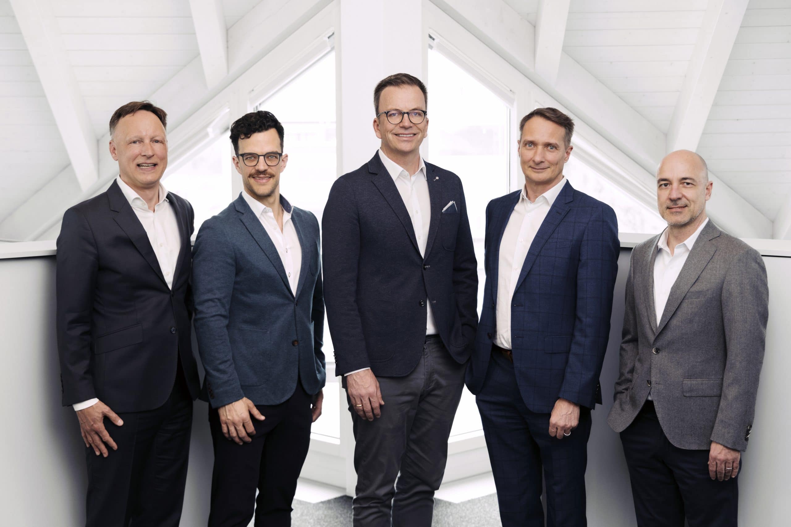 Das Bild zeigt den Vorstand der Celsion Bank