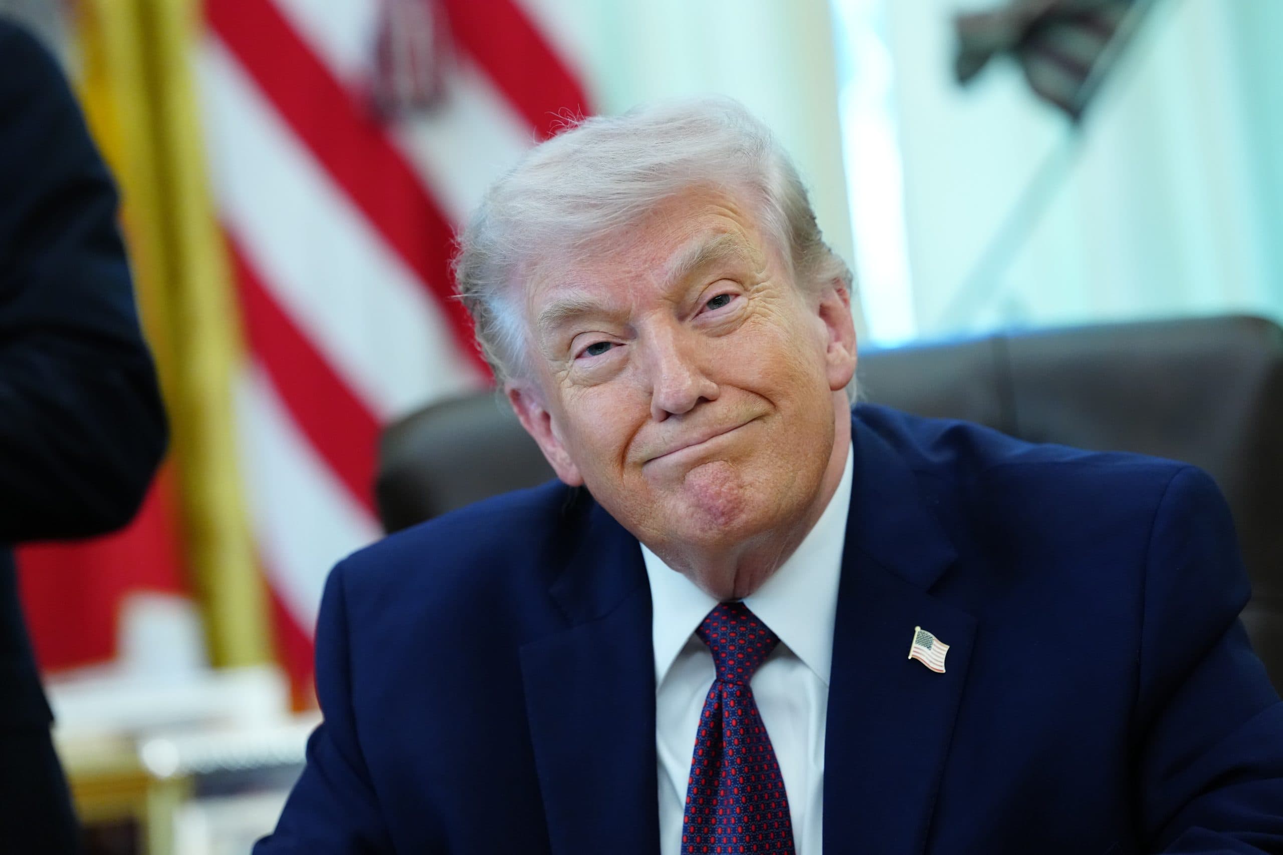 Donald Trump lächelt