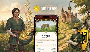 Staking mit der Goldesel App