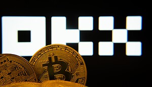 OKX und Bitcoin-Münze