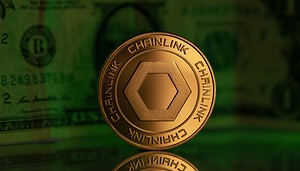 Eine Chainlink-Münze