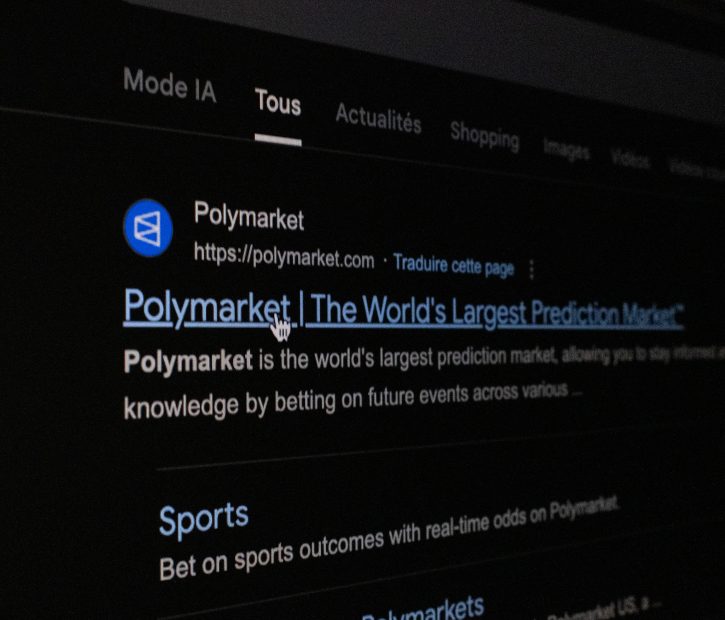 Polymarket in der Google-Suche