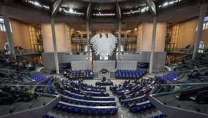 Ein Bild des Plenums des Deutschen Bundestags.