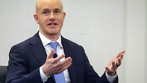 Das Bild zeigt Coinbase-CEO Brian Armstrong.