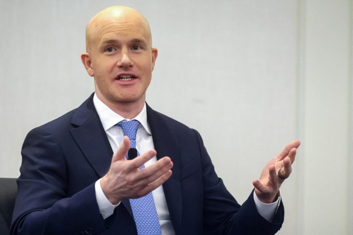 Das Bild zeigt Coinbase-CEO Brian Armstrong.