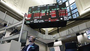 Innenraum der New York Stock Exchange