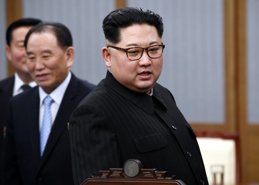 Das Bild zeigt Kim Jong Un