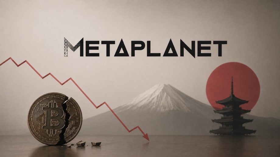 Metaplanet mit Bitcoin Münze