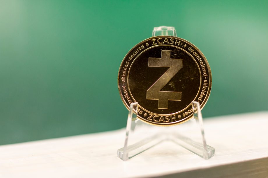Das Bild zeigt eine Zcash-Münze