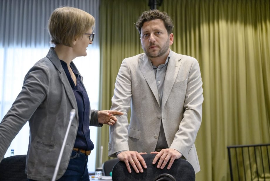Franziska Brantner und Felix Banaszak, Parteivorsitzende von Bündnis 90/Die Grünen