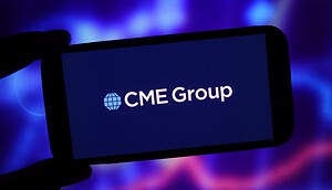 Das Bild zeigt das CME Group Logo