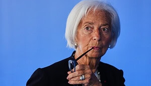 Das Bild zeigt EZB-Präsidentin Christine Lagarde
