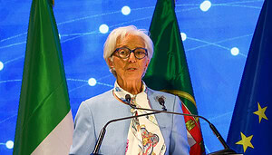 Das Bild zeigt Christine Lagarde
