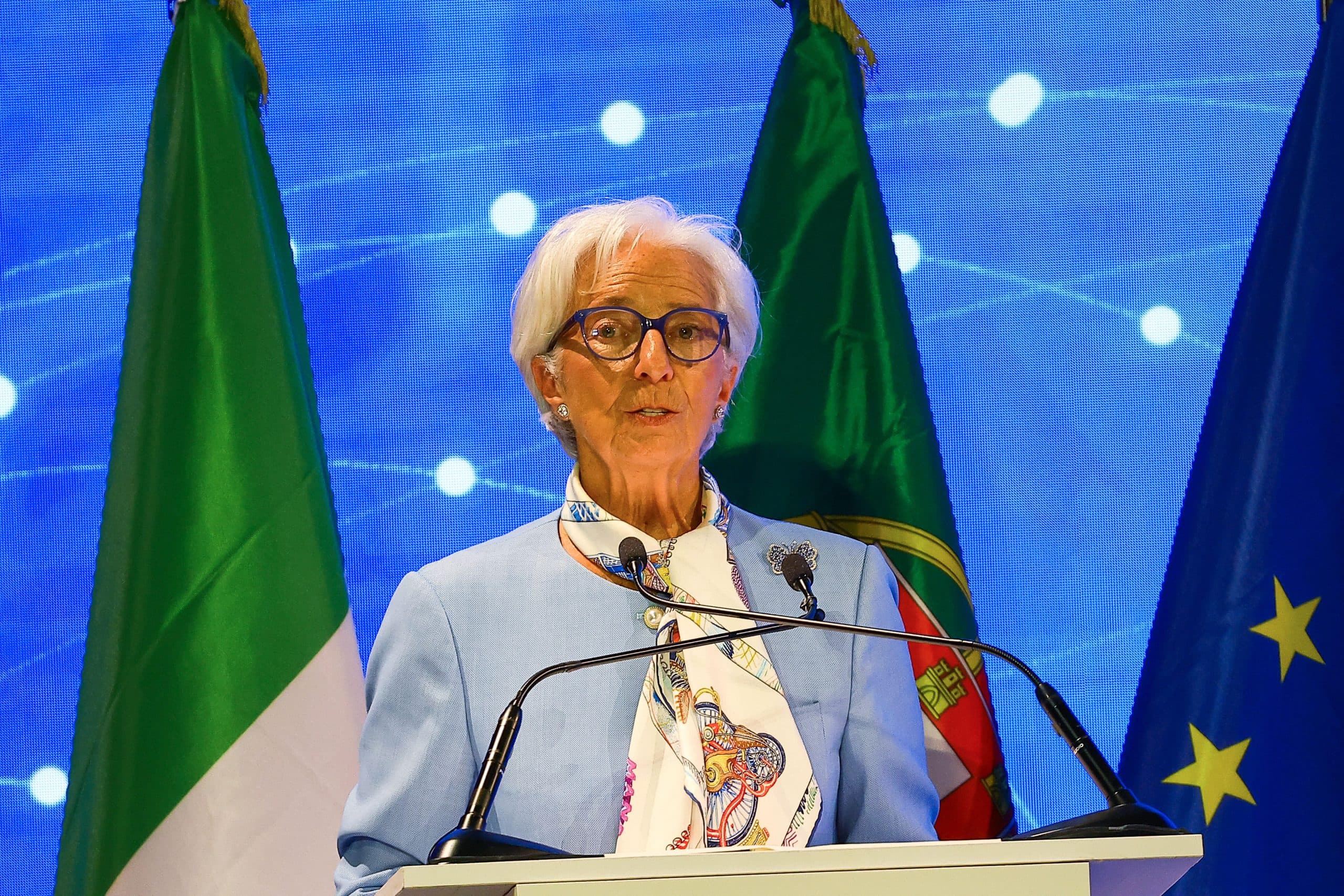Das Bild zeigt Christine Lagarde