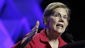 Das Bild zeigt Elizabeth Warren