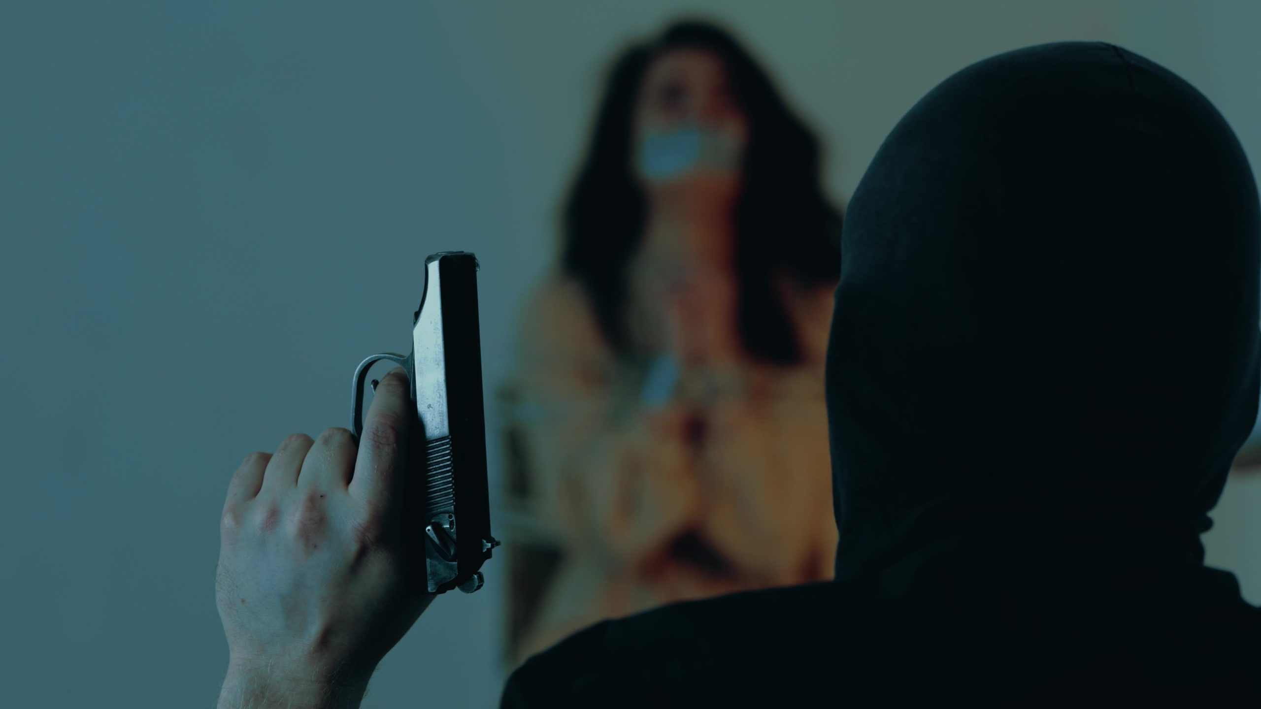 Das Bild zeigt eine Waffe